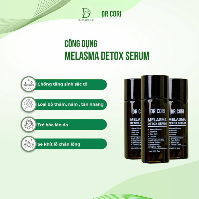 công dụng melasma detox serum
