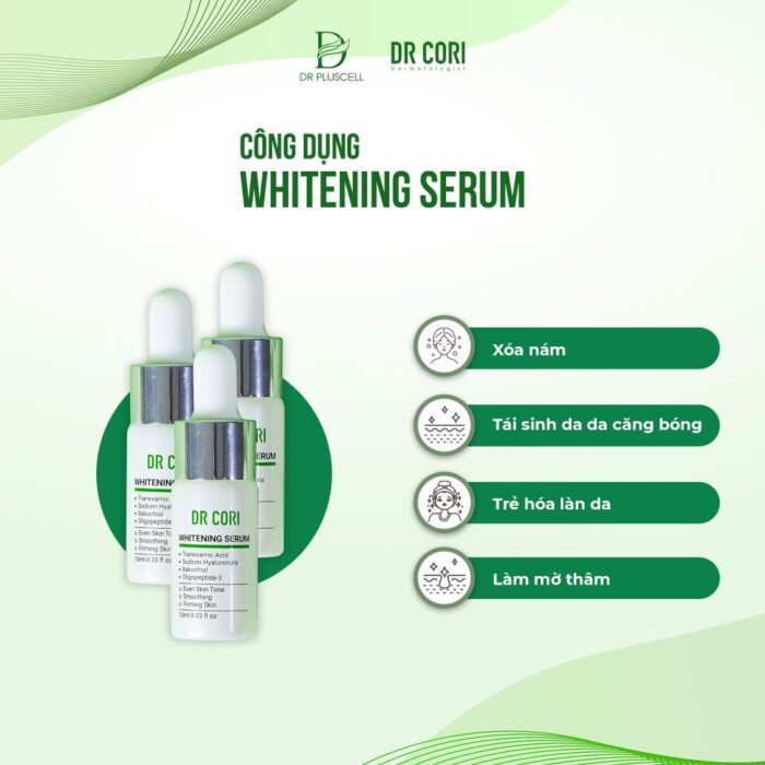công dụng whitening serum đặc trị nám